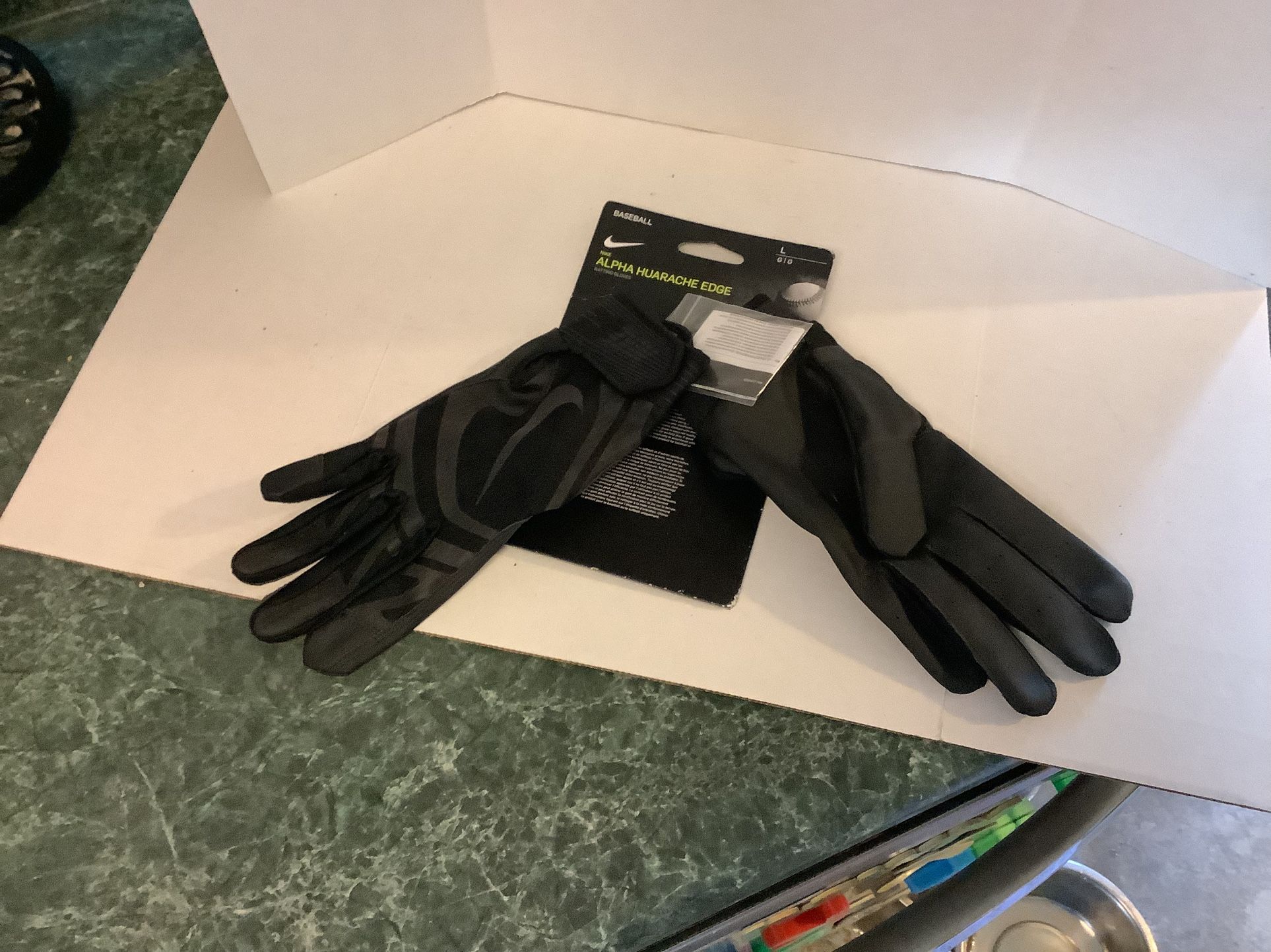 Nike Alpha Huarache Edge batting gloves brand new size Large adult size Plainfield, Illinois