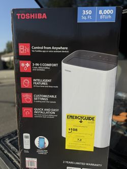 Toshiba 350 Sq. Ft. Portable Air Conditioner