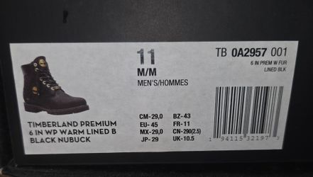 Timberland Premium 6-Inch

Waterproof Warm-Lined Boot in Black Nubuck