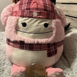 Squishmallow Brina 24” Bigfoot NWT 