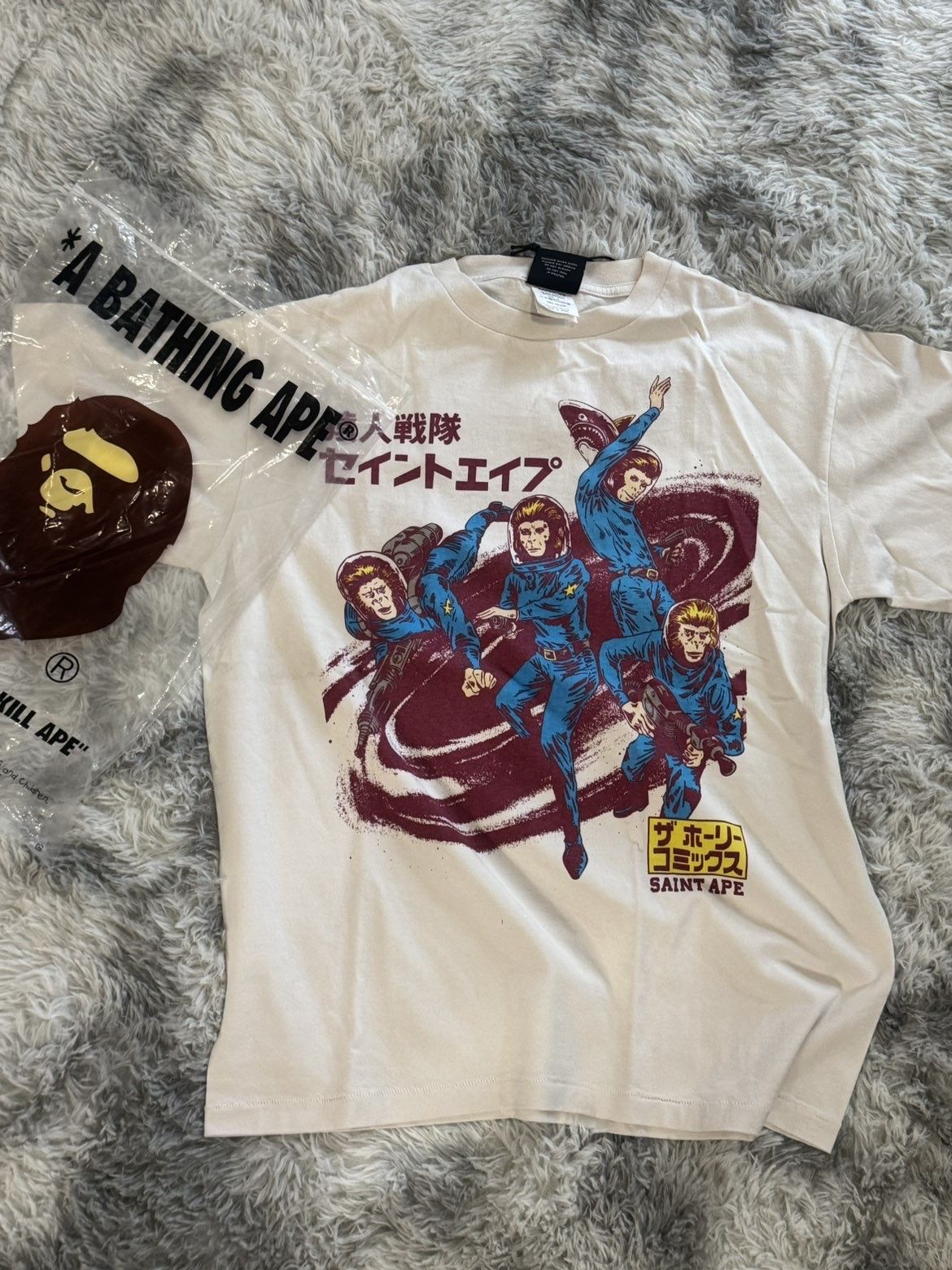 Saint Mx X Bape T Shirt
