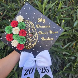 Graduation cap topper