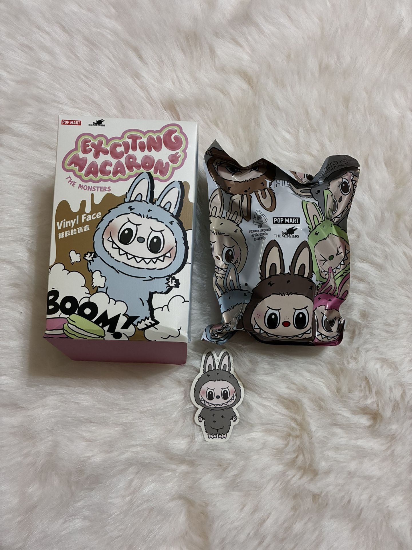 [AUTHENTIC] Labubu (Sesame Bean) - Exciting Macaron Series