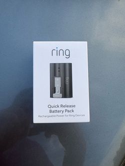 Ring Quick Release Battery Pack