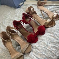 3 PAIR of Heels Size 7 for $13