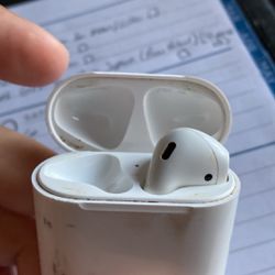AirPod Case And One Air Pod (right Side)