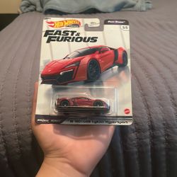 Hot Wheels Fast and Furious Lykan Hypersport