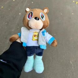 Kanye Teddy Bear Plush Toys Kanye West Bear Plushies Doll Noel Decoration 2023 Kawaii Stuffed Animal Soft Toys Navidad Gift