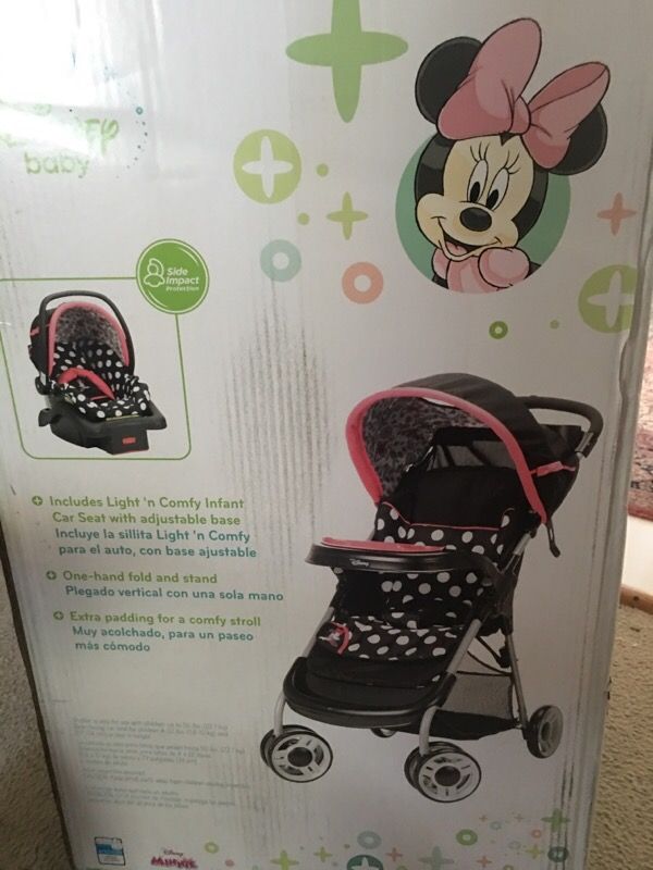 Minnie Mouse Infant car seat and Stroller combo(USED)