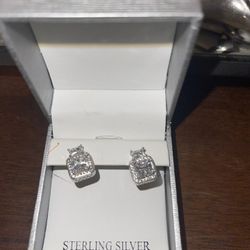 925 Silver Studs Earrings 