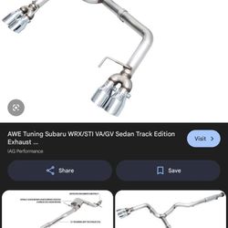 2015+ Wrx/sti Exhaust AWE Track