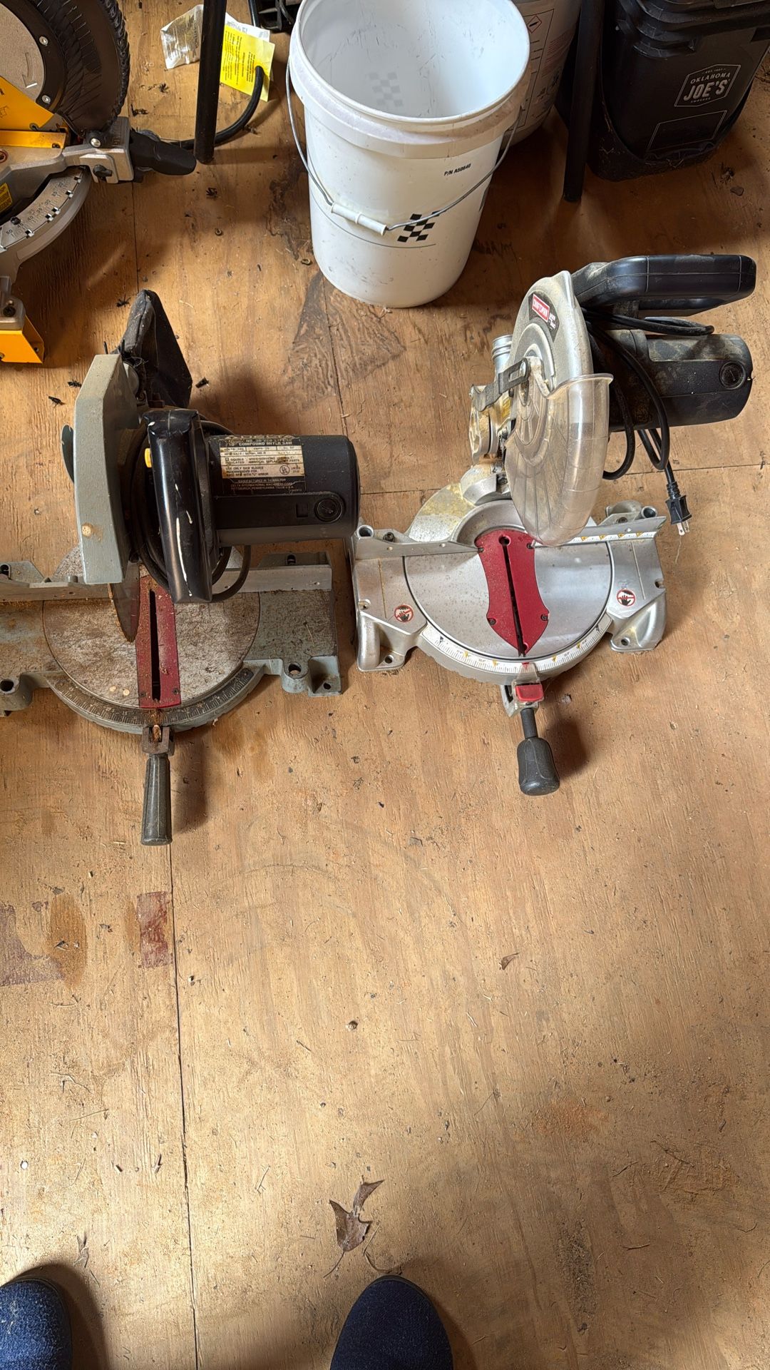 2 10 Inch miter Saws