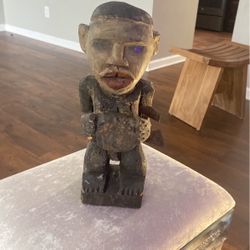 Authentic Songye Tribal Statue – Hand-Carved African Art