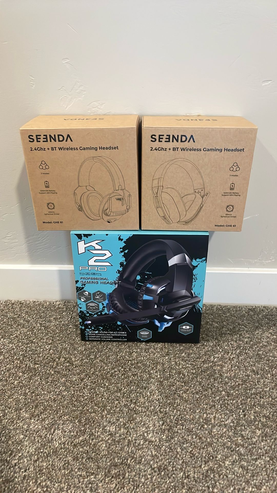 NEW (3) Gaming Headsets