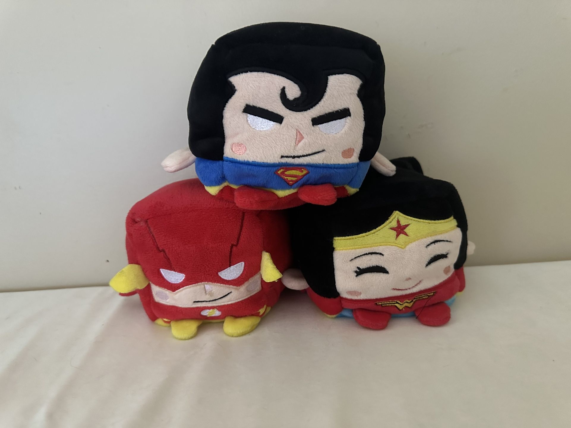 Kawaii Cubes Series DC Comics, set of 3 Plush
