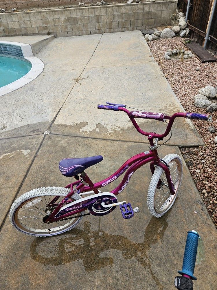 Pink and Purple Girls Bike