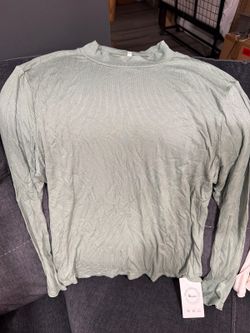 Ruiyper Long Sleeve Ribbed Crewneck Top 3XL
