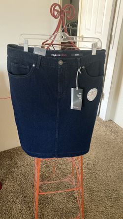 Style And Co., Jean, Mini Skirt