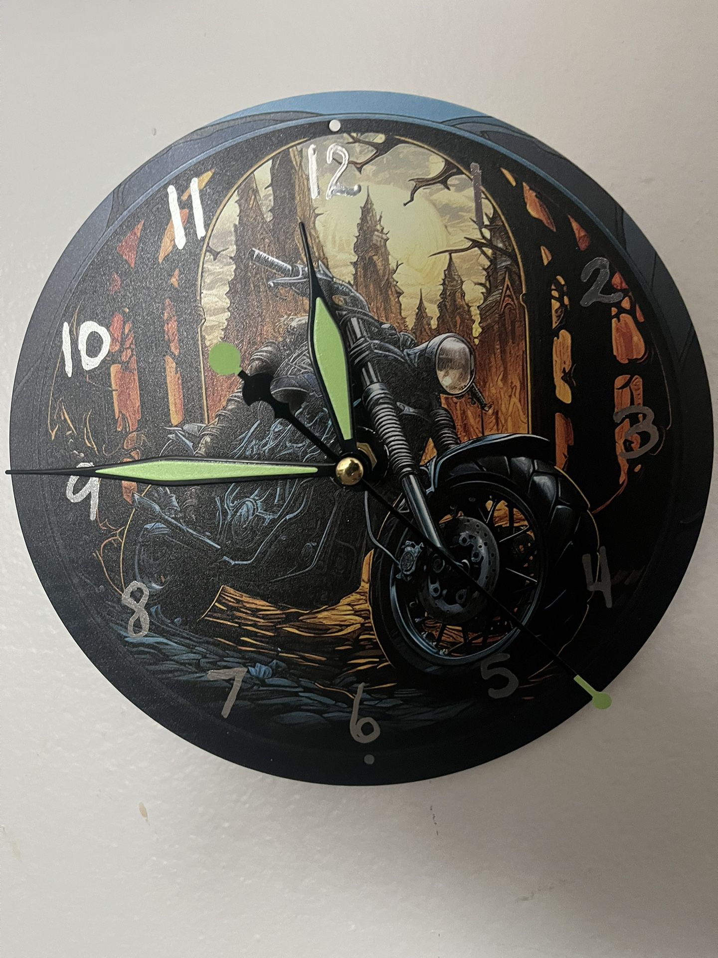 Motorcycle Clock 