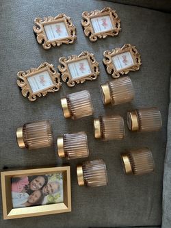 Gold wedding decorations