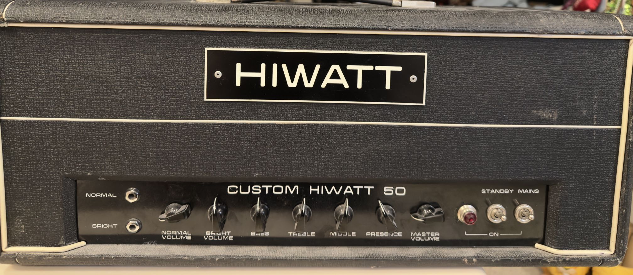 Hiwatt DR 504 Guitar Tube Amp Head Late 70s