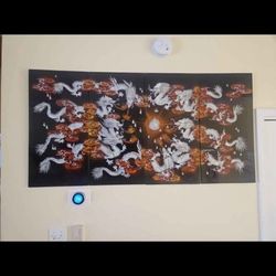 Chinese Wall Panel Painting