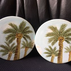 Palm Tree Ceramic Trivets
