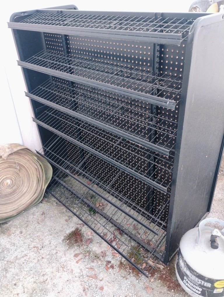 Rolling Display Shelves 