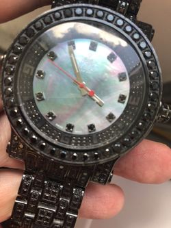 Techno JPM Buss Down Black Diamond Watch