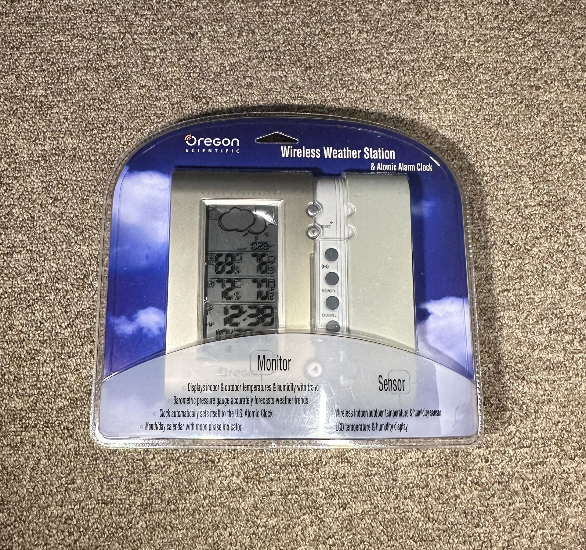 Wireless Weather Station And Atomic Alarm Clock
