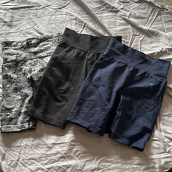 Three Size X-Small Biker Shorts 