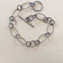 Sterling Silver Chain Bracelet 
