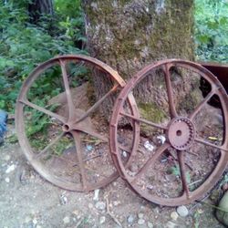 Vintage Tractor Wheels 
