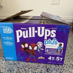 Huggies Pull UPS Training Pants Plus 4T-5T Spider-Man 