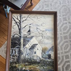 Woods Hole Church / Titanic Museum Painting 