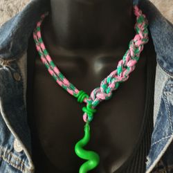 Unique Colorful Fashion Statement Necklace