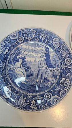 Platos  de colección  spode blue room