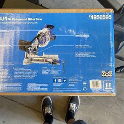 Kobalt 71/4 In Compound Miter Saw New