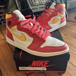 Jordan 1 Light Fusion Red