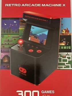 2.5 In Colored Mini Arcade Machine X 300 Games Jeux