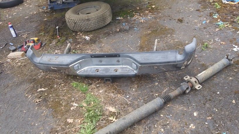 Toyota Tacoma Rear Bumper + Tow Hitch . Driveline. Storage/ Jack Kit Body Cab
