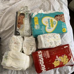 Diapers Newborn And Size 1