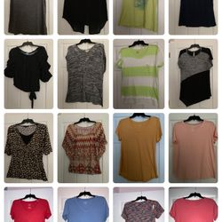 Ladies Gently Worn Short Sleeve Tops