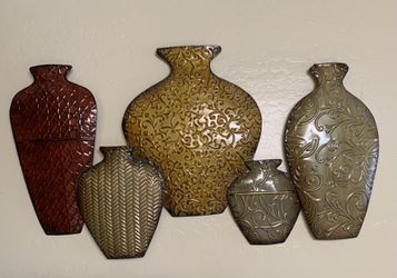 Metal Pottery Wall Art