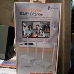 Wireless Display HDMI Extender J5create Brand New In The Box