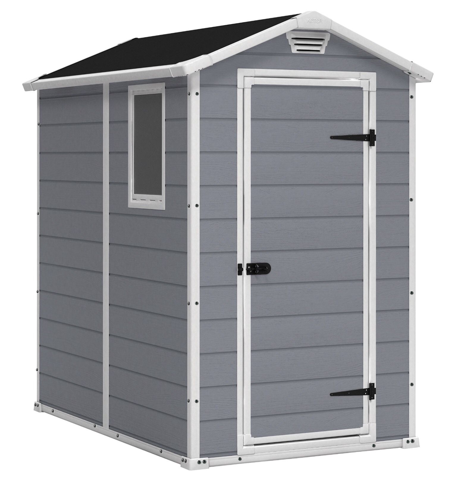 KETER 4’X 6' RESIN STORAGE SHED - Delivery Available