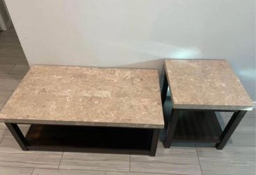 Espresso Marble - Coffee Table set