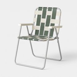 Webstrap Folding Chair Green - Room Essentials™