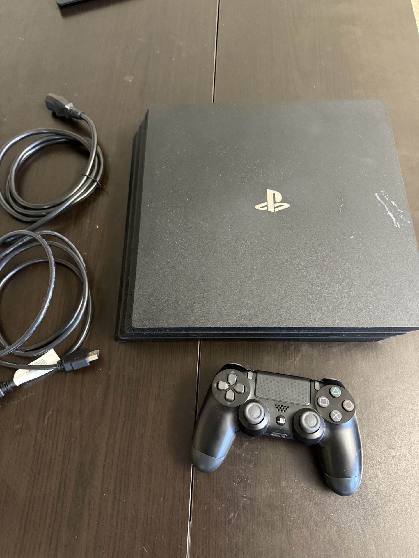 PS4 Pro Console With Controller