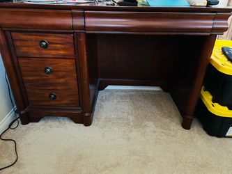 Solid Cherry Wood Executive Desk